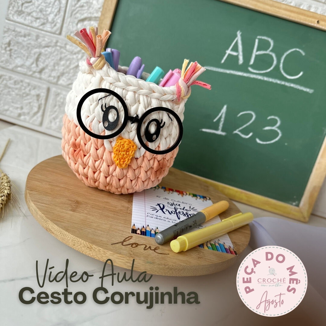 Cesto Corujinha - Peça 08-24